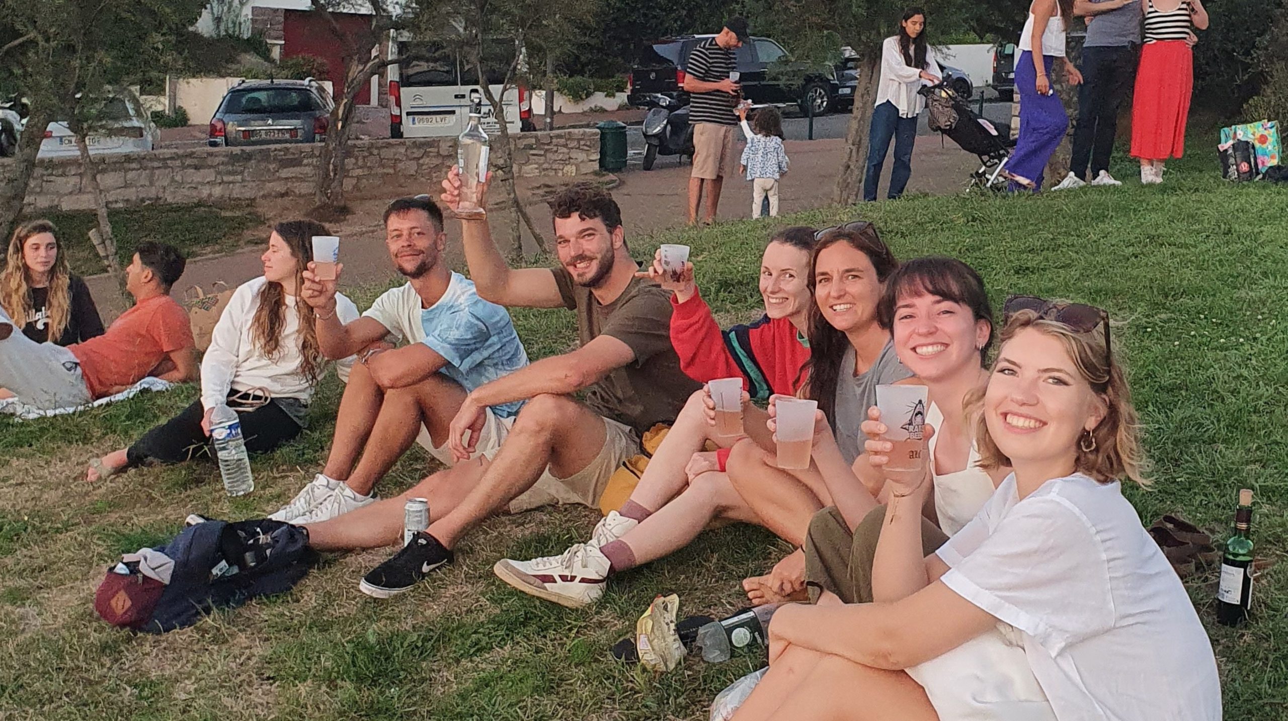 Guests from surf hostel biarritz Guests from surf hostel biarritz