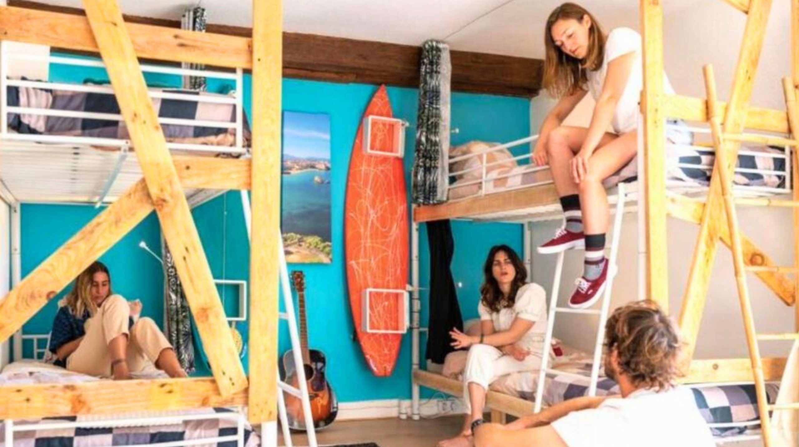 Grande Plage mixed dorm in hostel principal Grande Plage mixed dorm in hostel principal