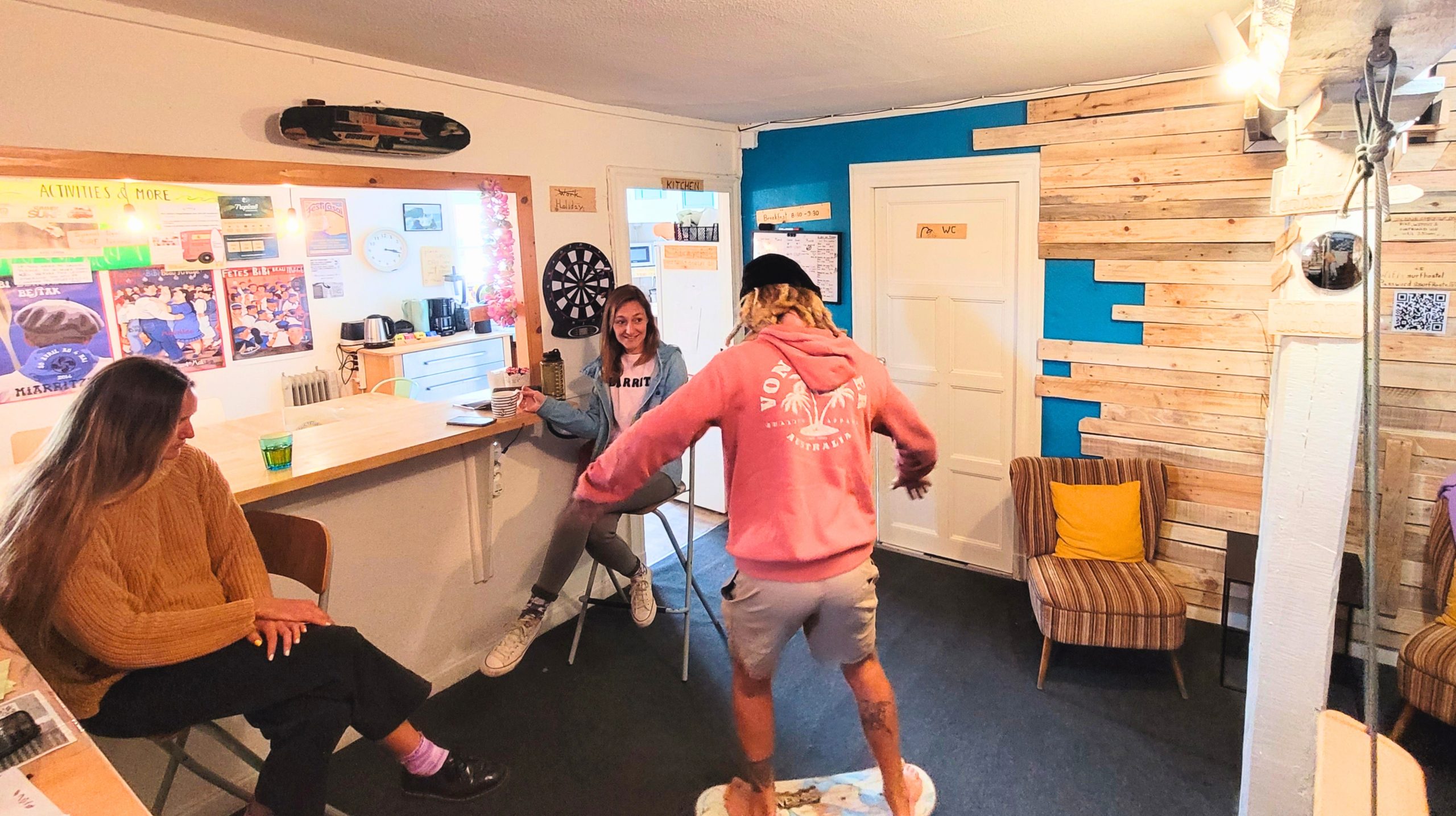 Guests At Reception in hostel principal Guests At Reception in hostel principal