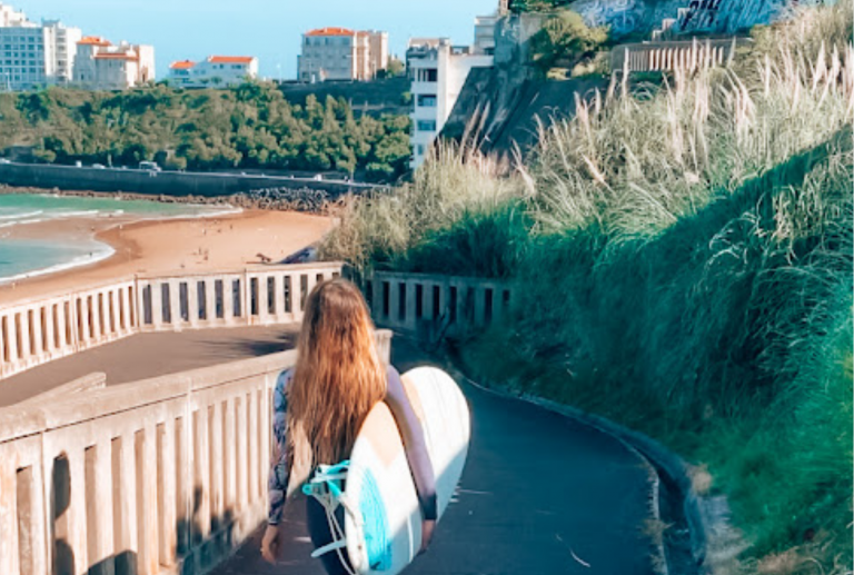 Surfboard in Biarritz
